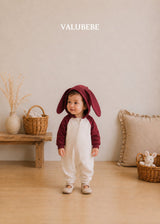 ［valubebe］Bunny hood jumpsuit