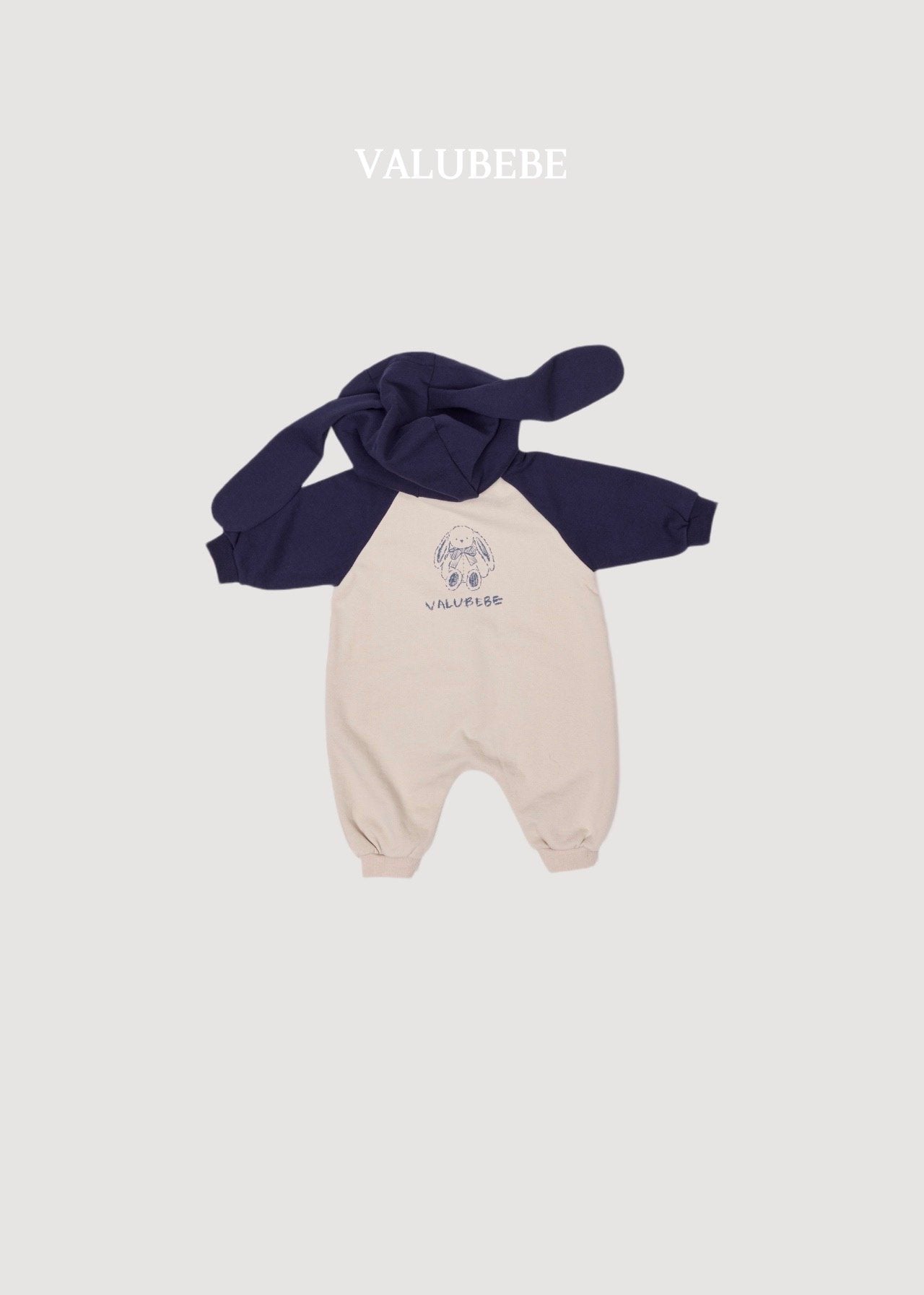 ［valubebe］Bunny hood jumpsuit