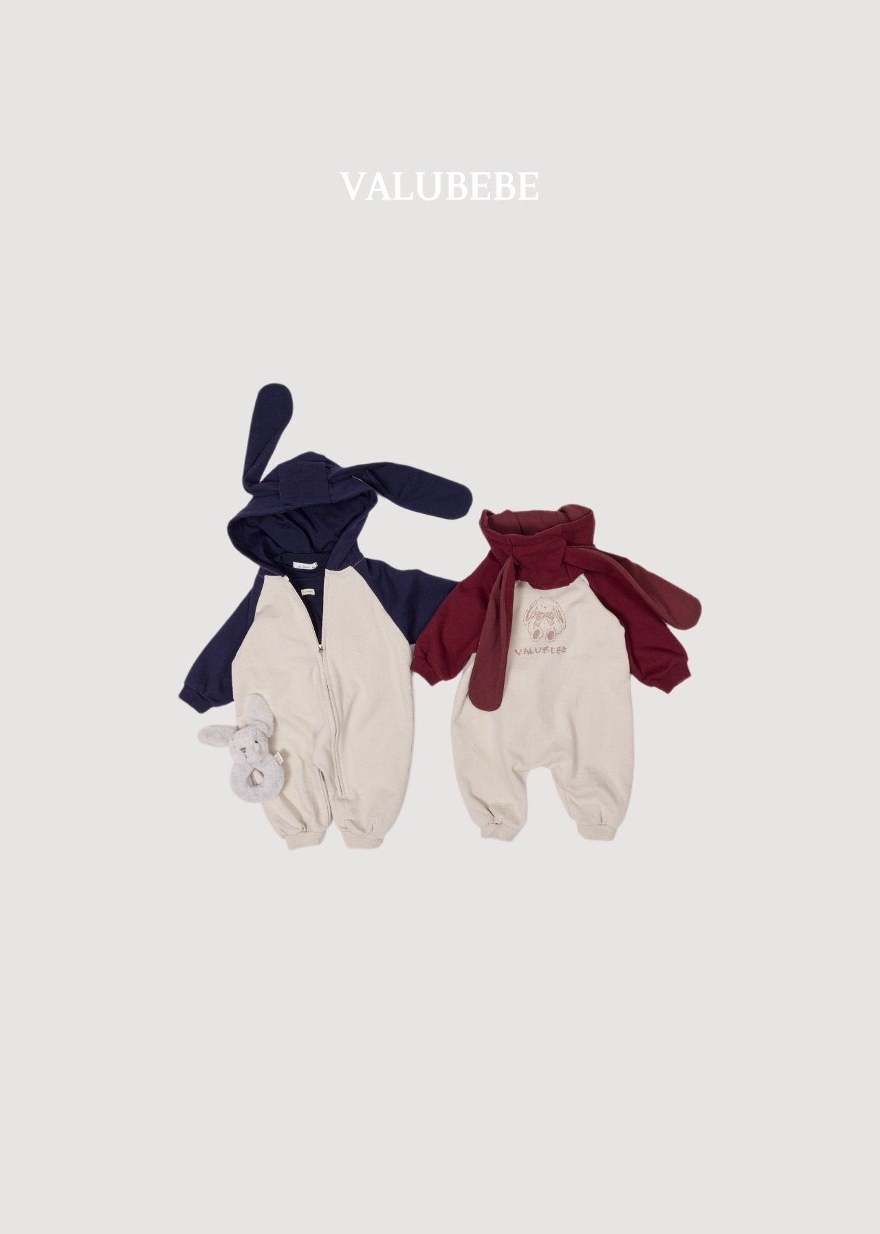 ［valubebe］Bunny hood jumpsuit