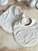 ［monbebe］Eyelet cotton bib
