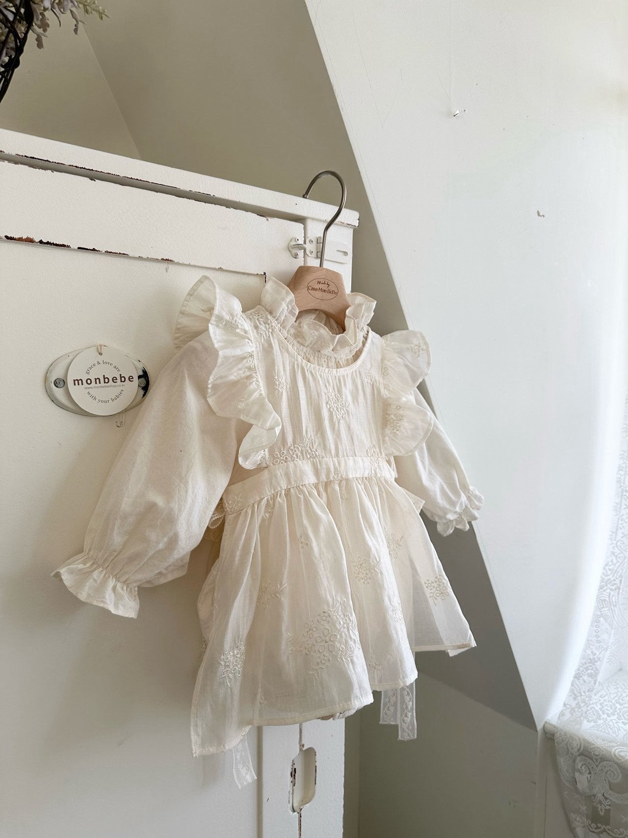 ［monbebe］Lilly layered one-piece (baby)