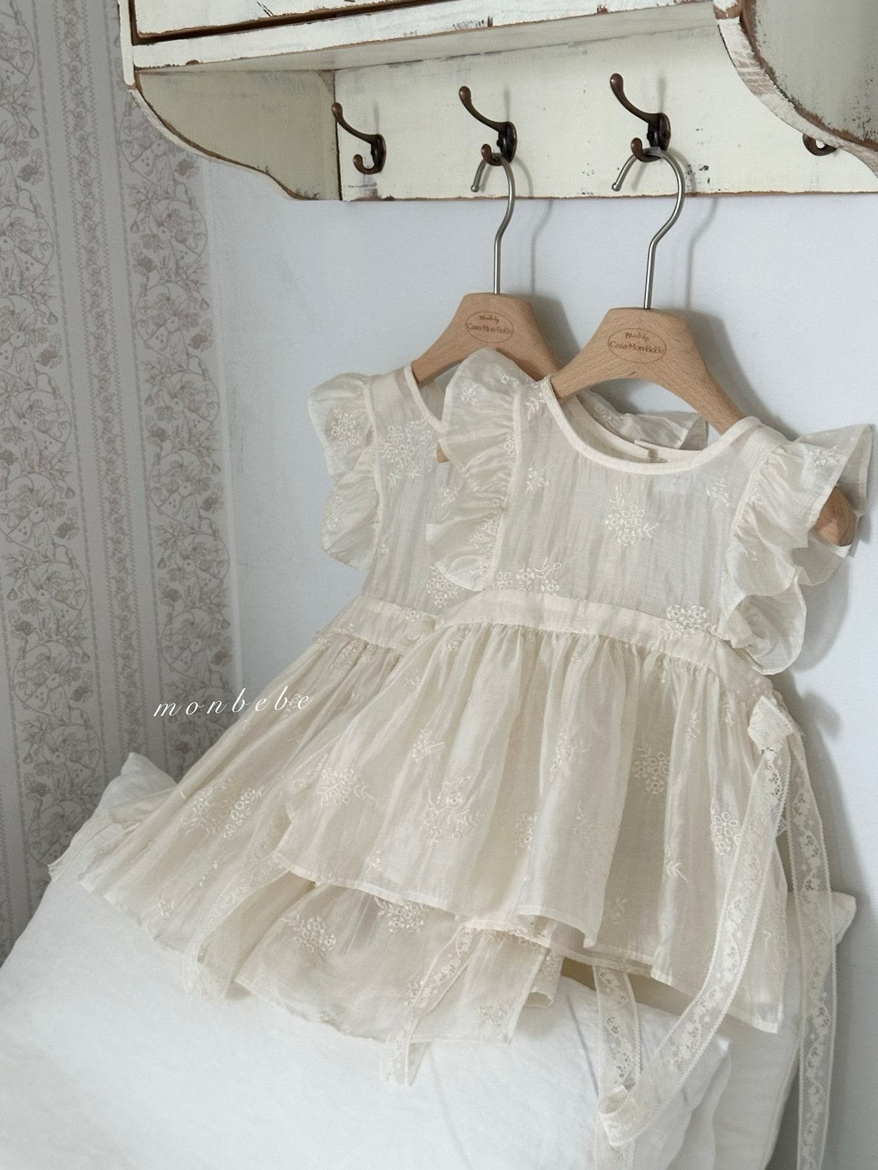 ［monbebe］Lilly layered one-piece (baby)