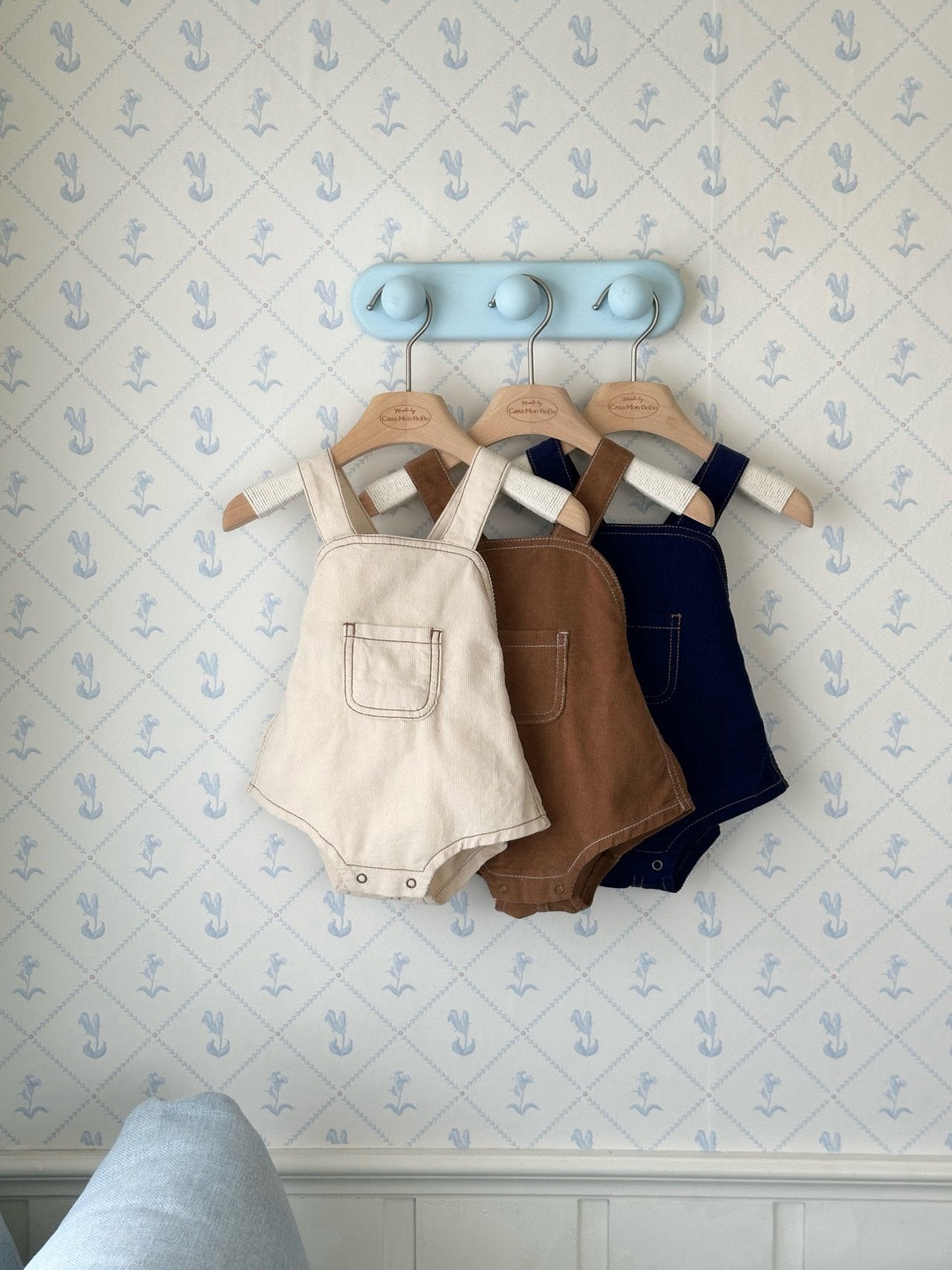 ［monbebe］Loyal corduroy baby suit