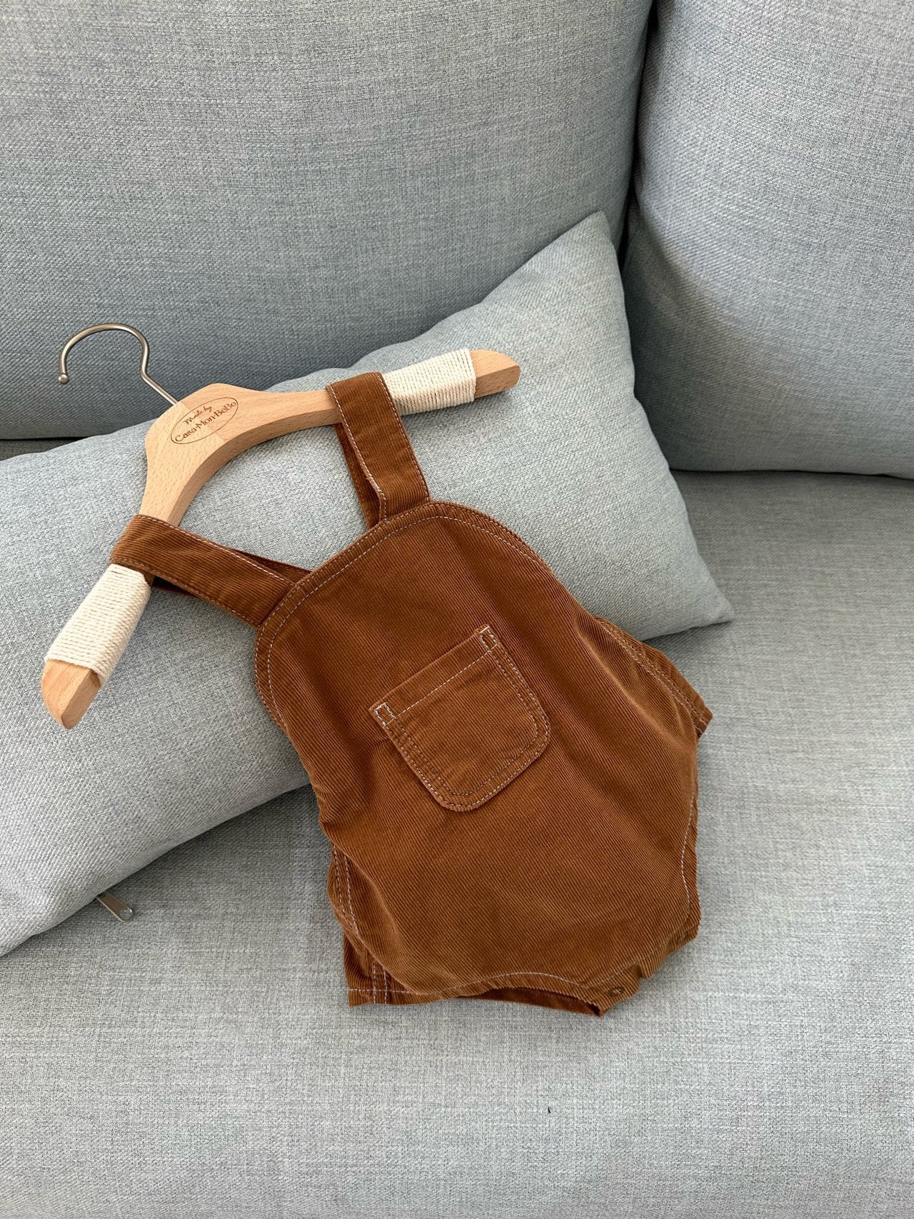 ［monbebe］Loyal corduroy baby suit