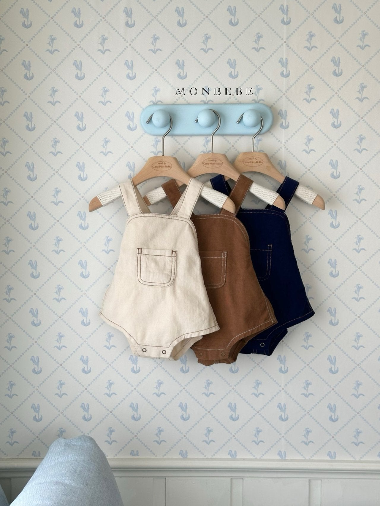 ［monbebe］Loyal corduroy baby suit