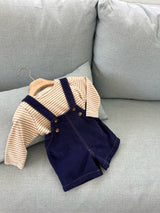 ［monbebe］Loyal corduroy suspender pants