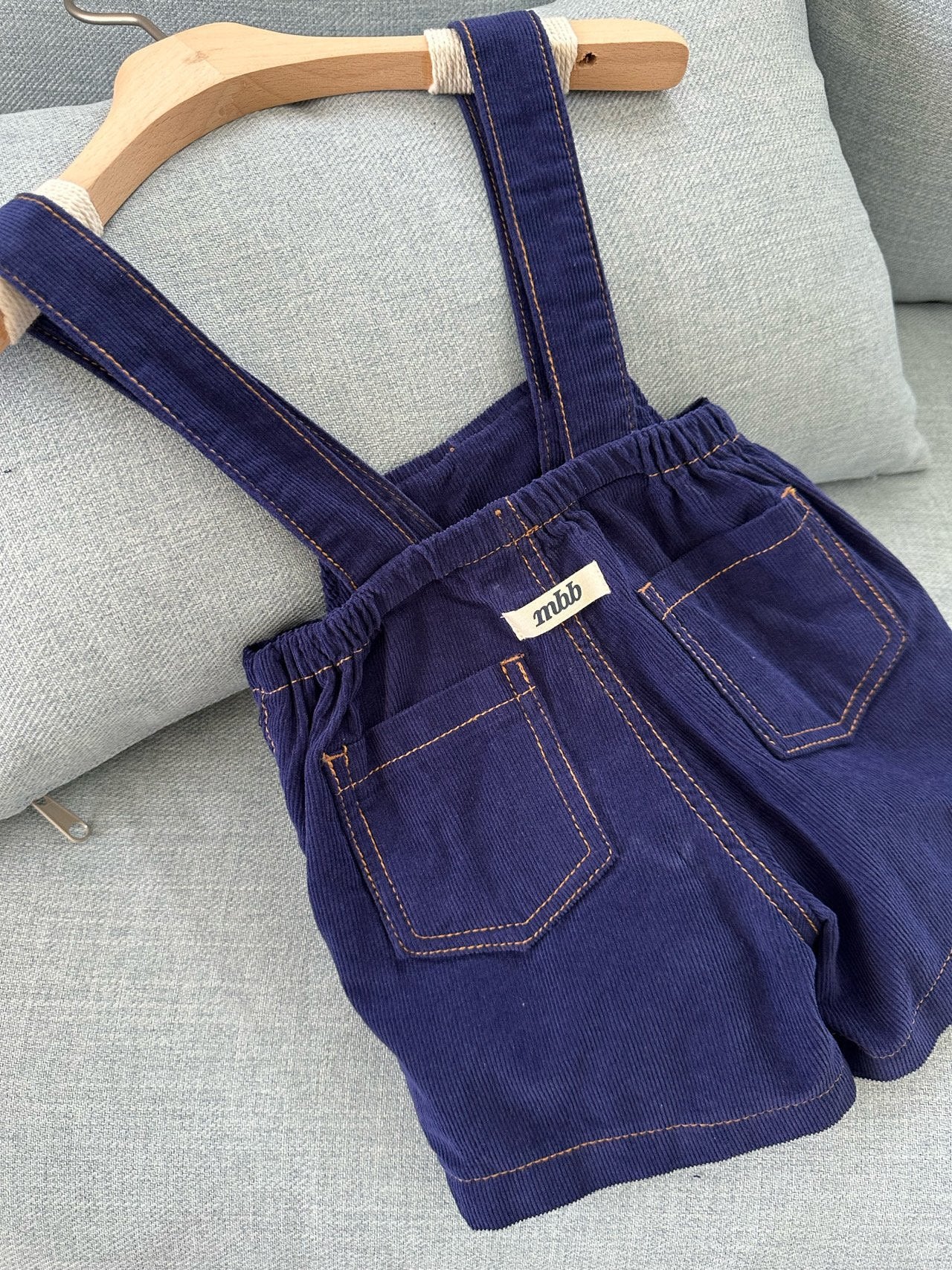 ［monbebe］Loyal corduroy suspender pants