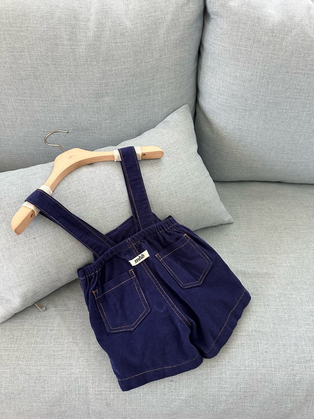 ［monbebe］Loyal corduroy suspender pants