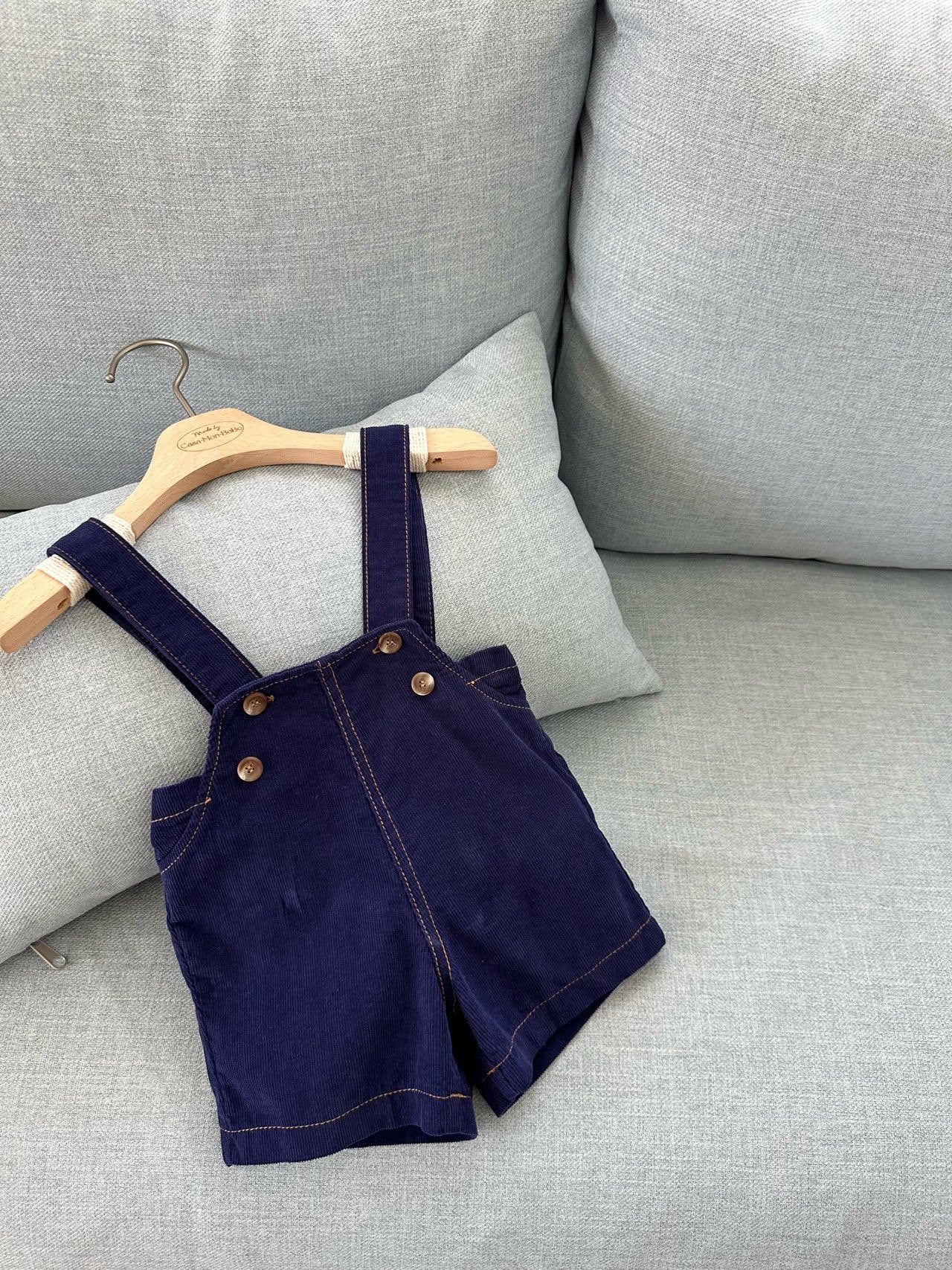 ［monbebe］Loyal corduroy suspender pants