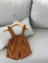［monbebe］Loyal corduroy suspender pants