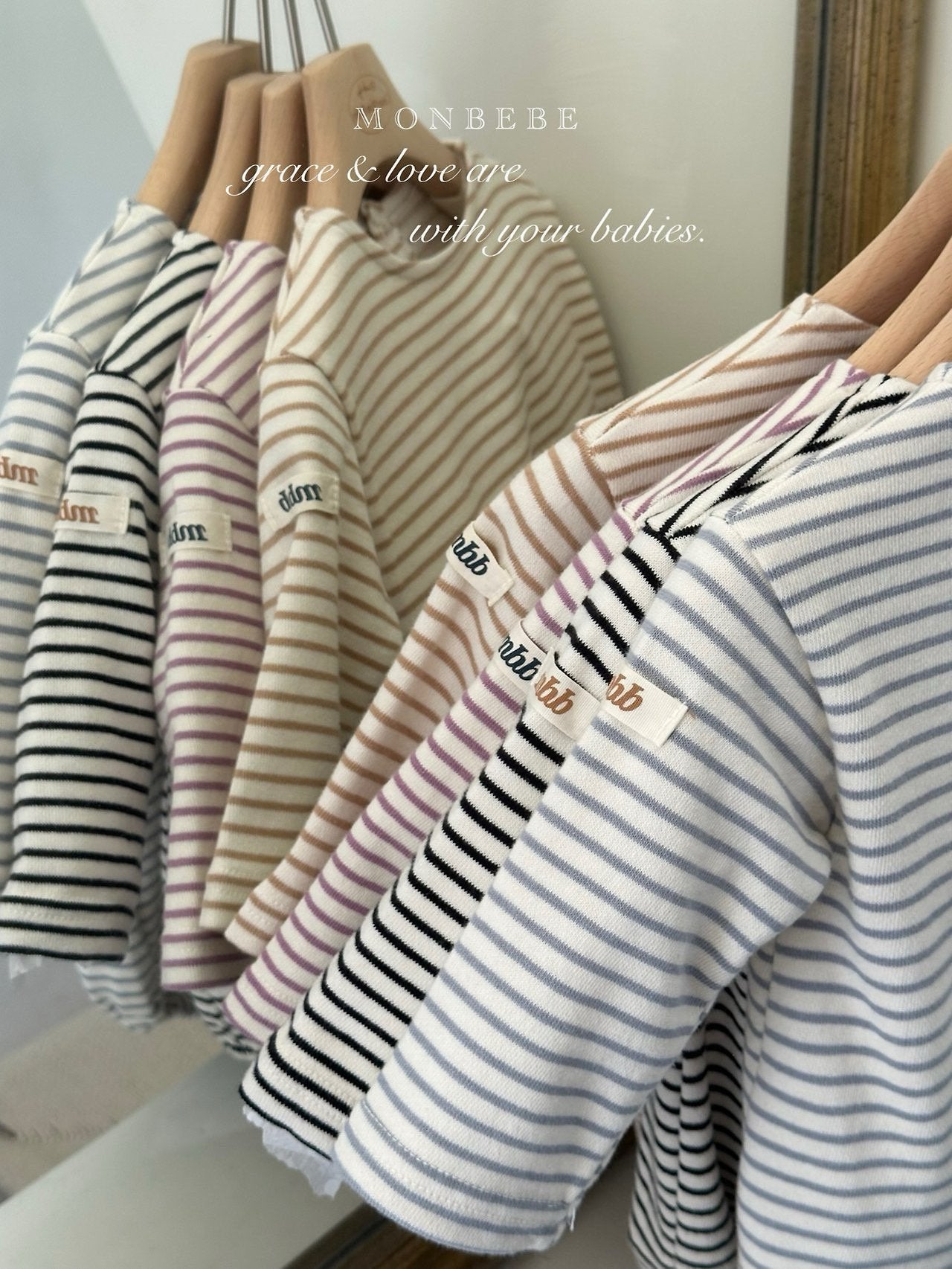 ［monbebe］Saint stripe tee (kids)