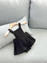 ［monbebe］Lui pleats suspender suit