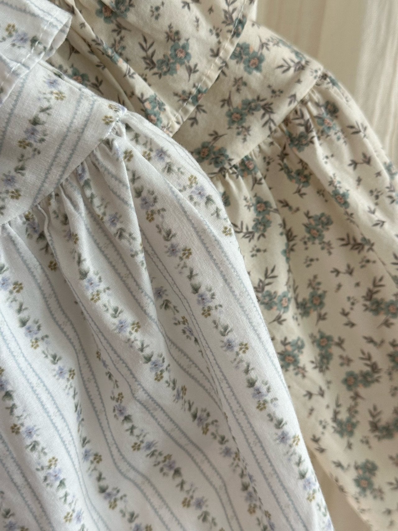 ［monbebe］Flower elder blouse