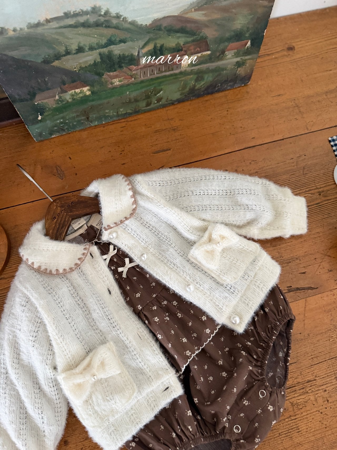 ［marron］Chloe softy cardigan