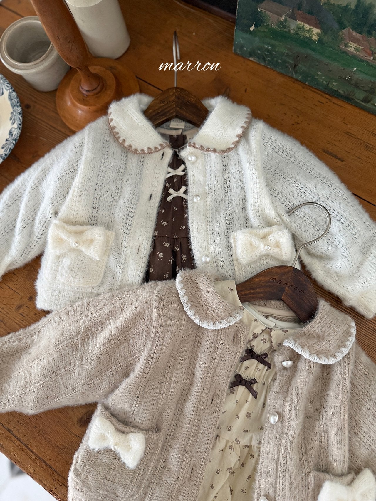 ［marron］Chloe softy cardigan