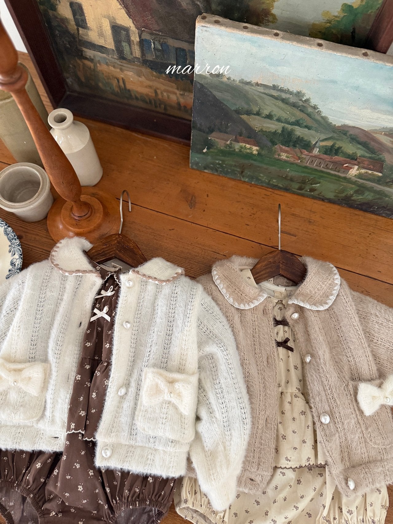 ［marron］Chloe softy cardigan