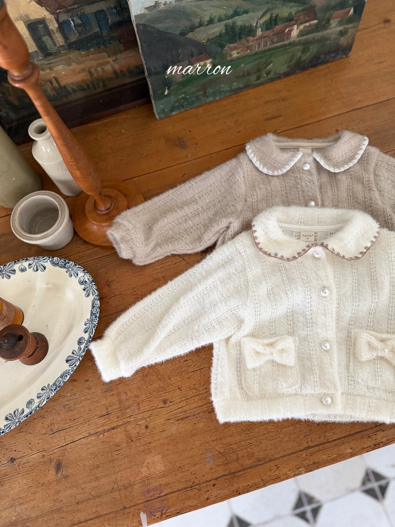 ［marron］Chloe softy cardigan