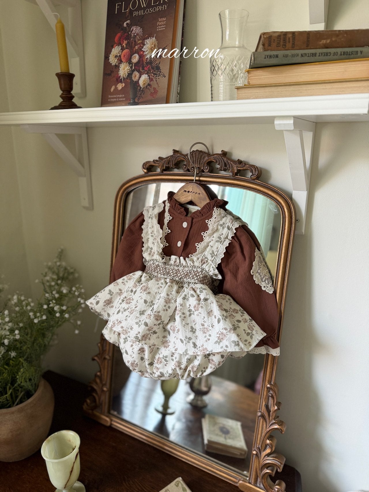 ［marron］Lauren suspender suit