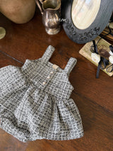 ［marron］Tweed sera rompers