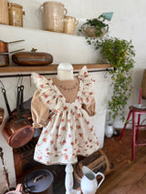 ［marron］Flower frill apron