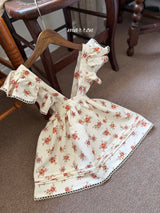 ［marron］Flower frill apron
