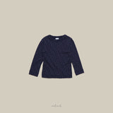 ［melmel］Flower Rib Tee