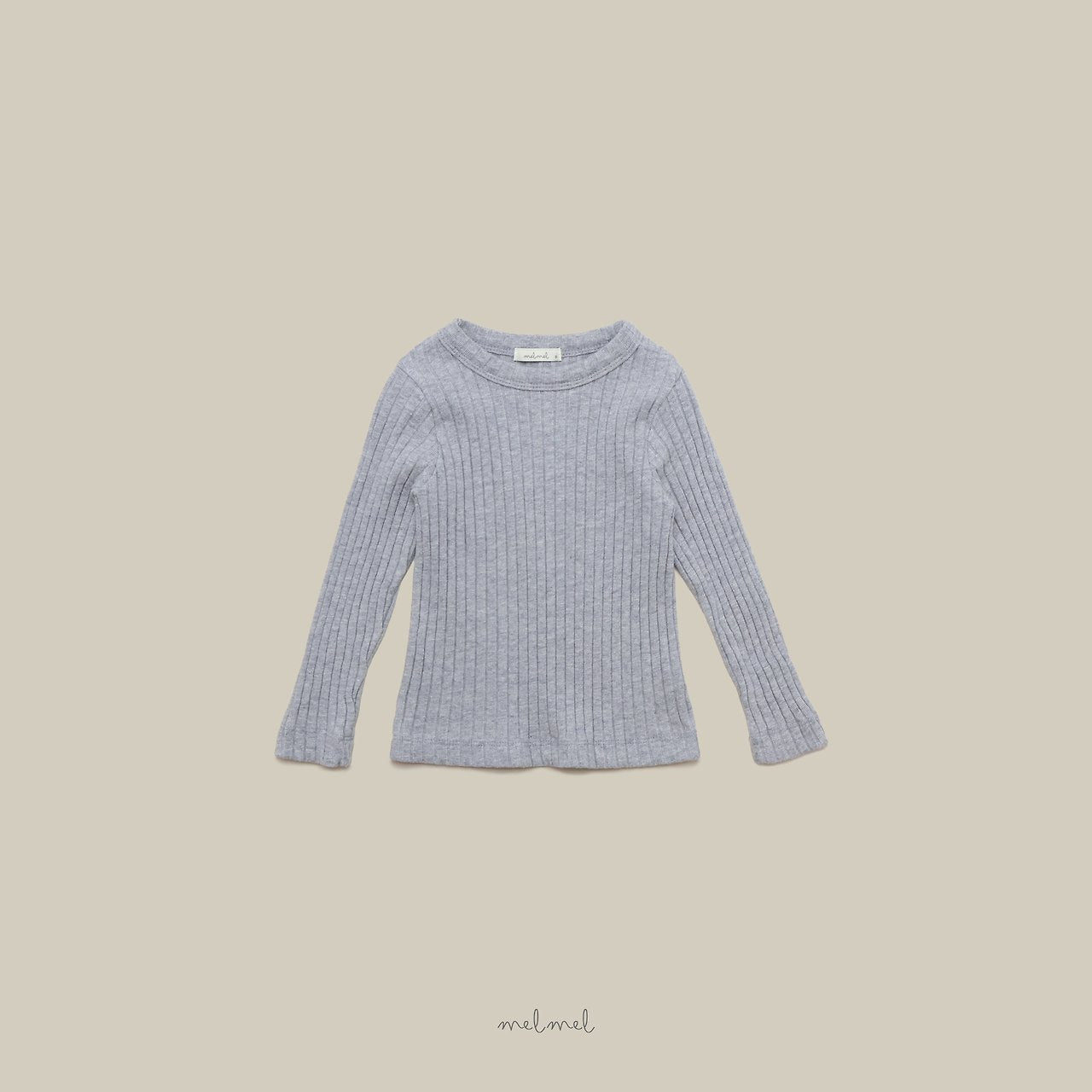 ［melmel］Milk Rib Tee