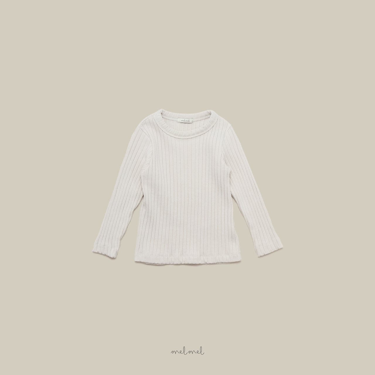 ［melmel］Milk Rib Tee