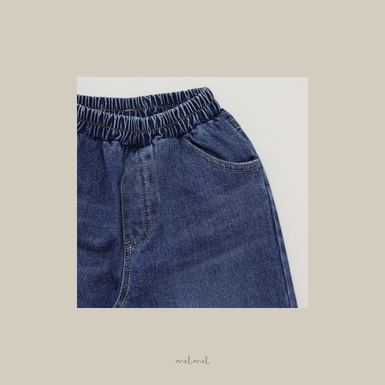 ［melmel］Denim Pants