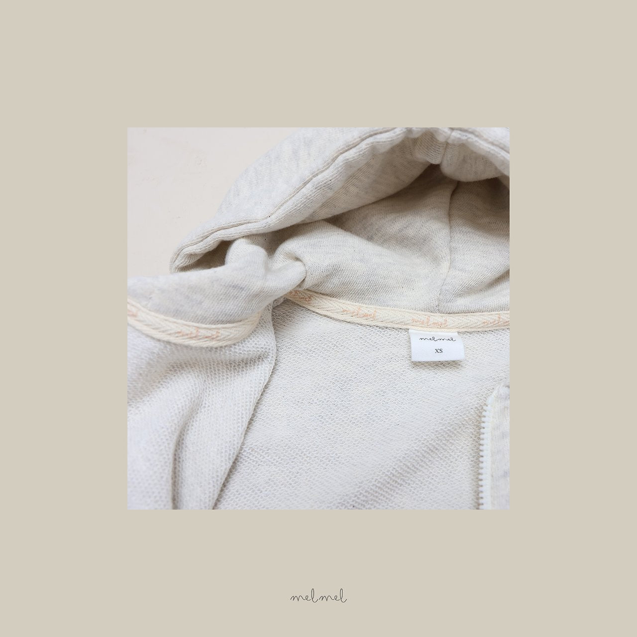 ［melmel］Hoodie Zip-up