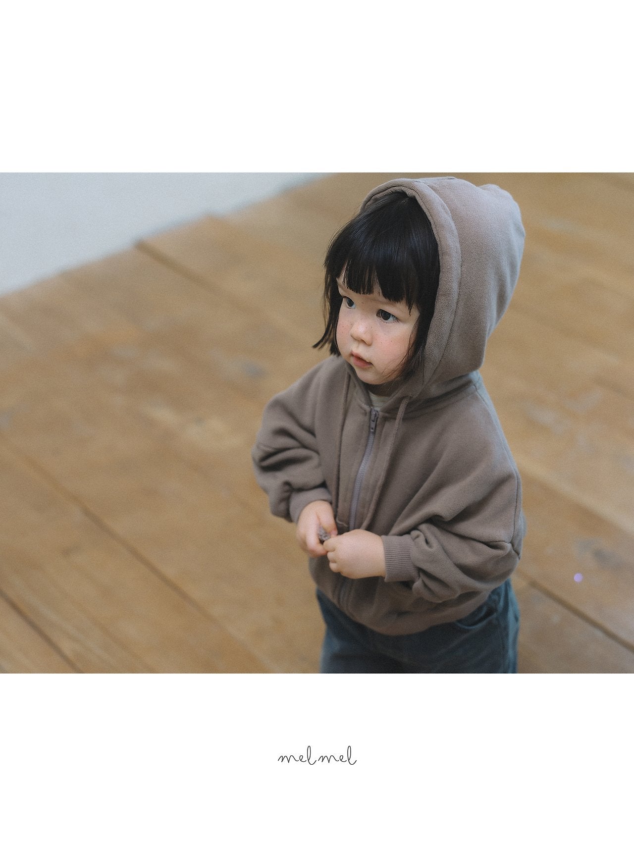 ［melmel］Hoodie Zip-up
