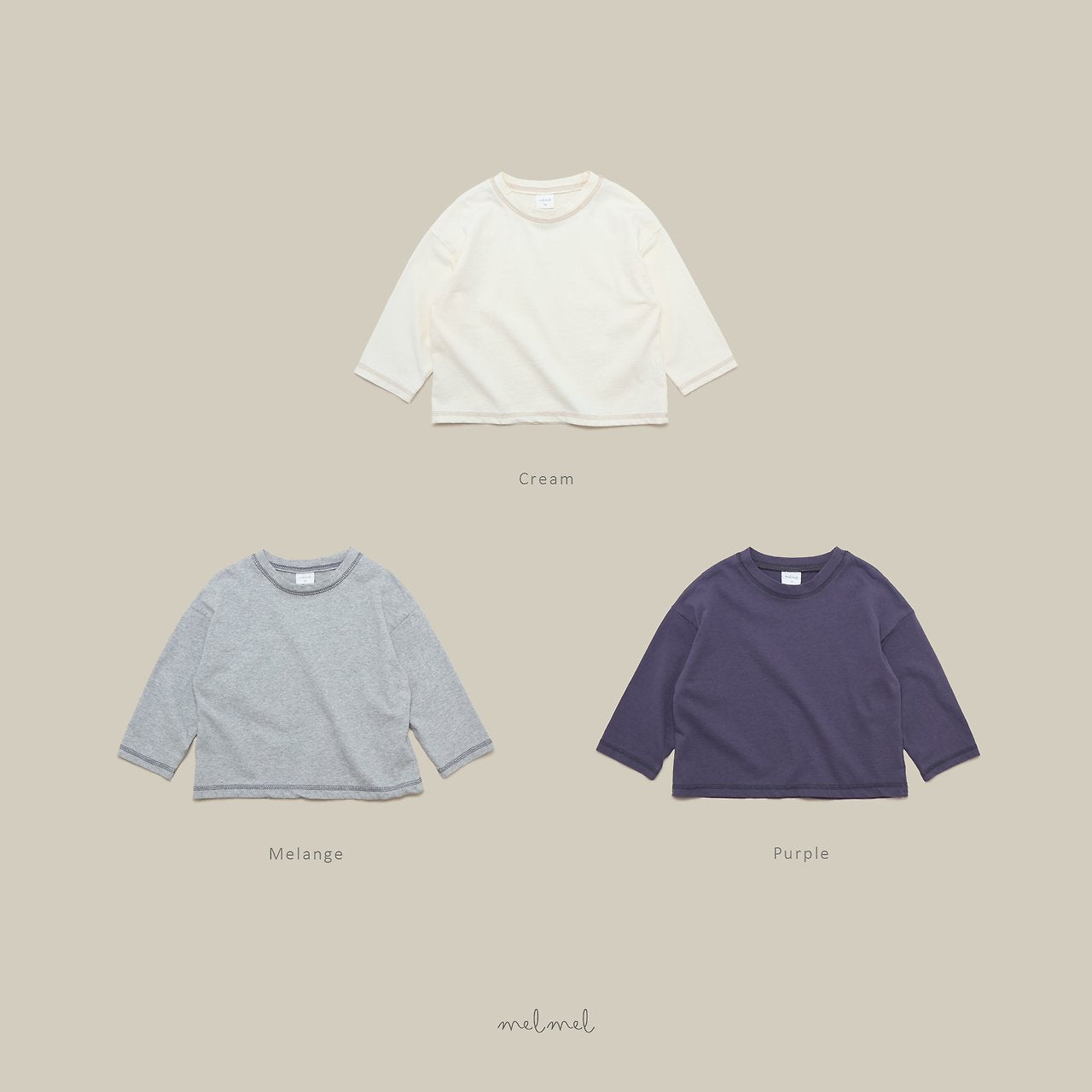 ［melmel］Stitch Tee