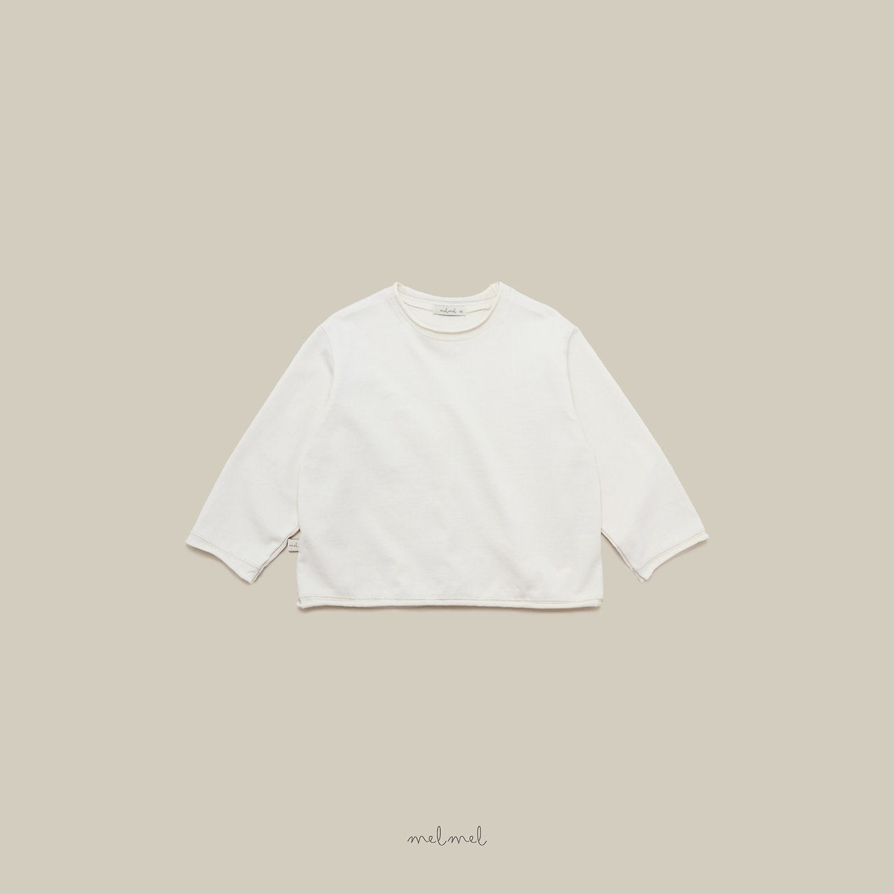 ［melmel］Cut-Off Tee