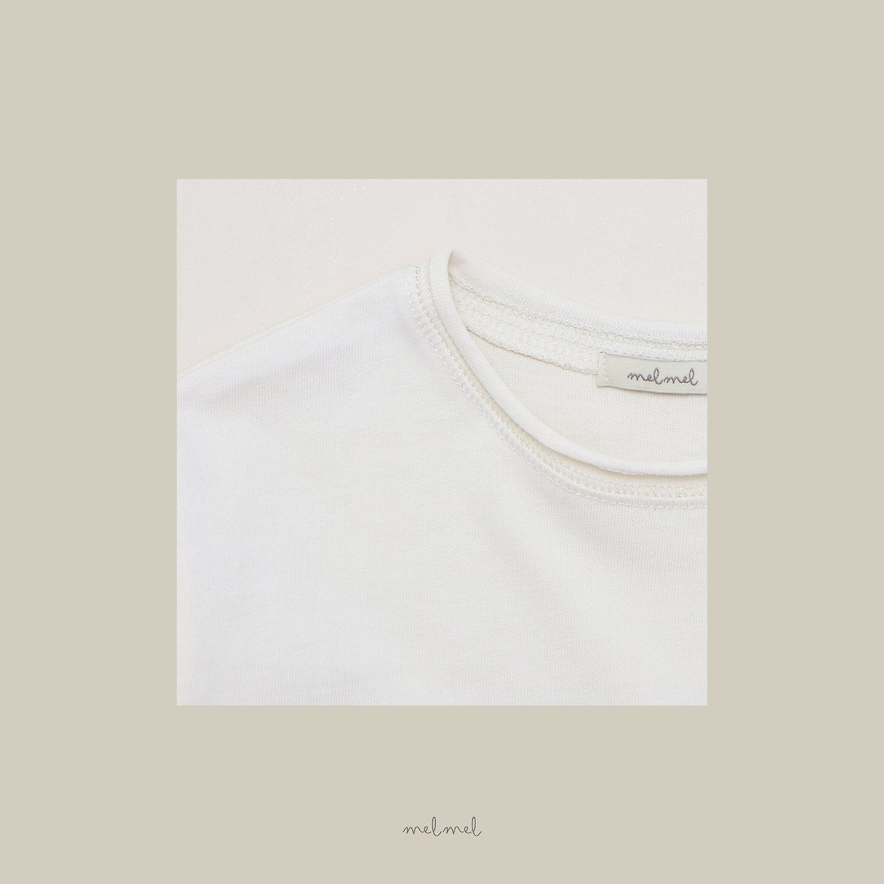 ［melmel］Cut-Off Tee