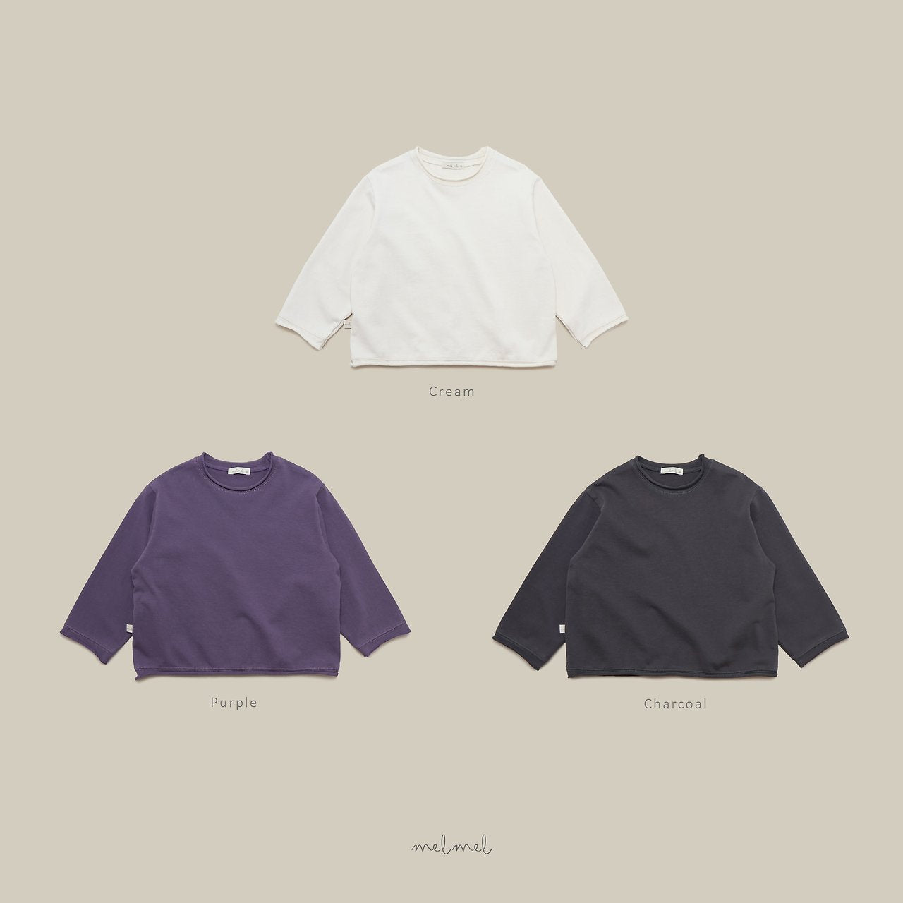 ［melmel］Cut-Off Tee