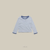 ［melmel］Contrast Stripe Tee