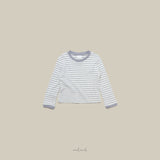 ［melmel］Contrast Stripe Tee