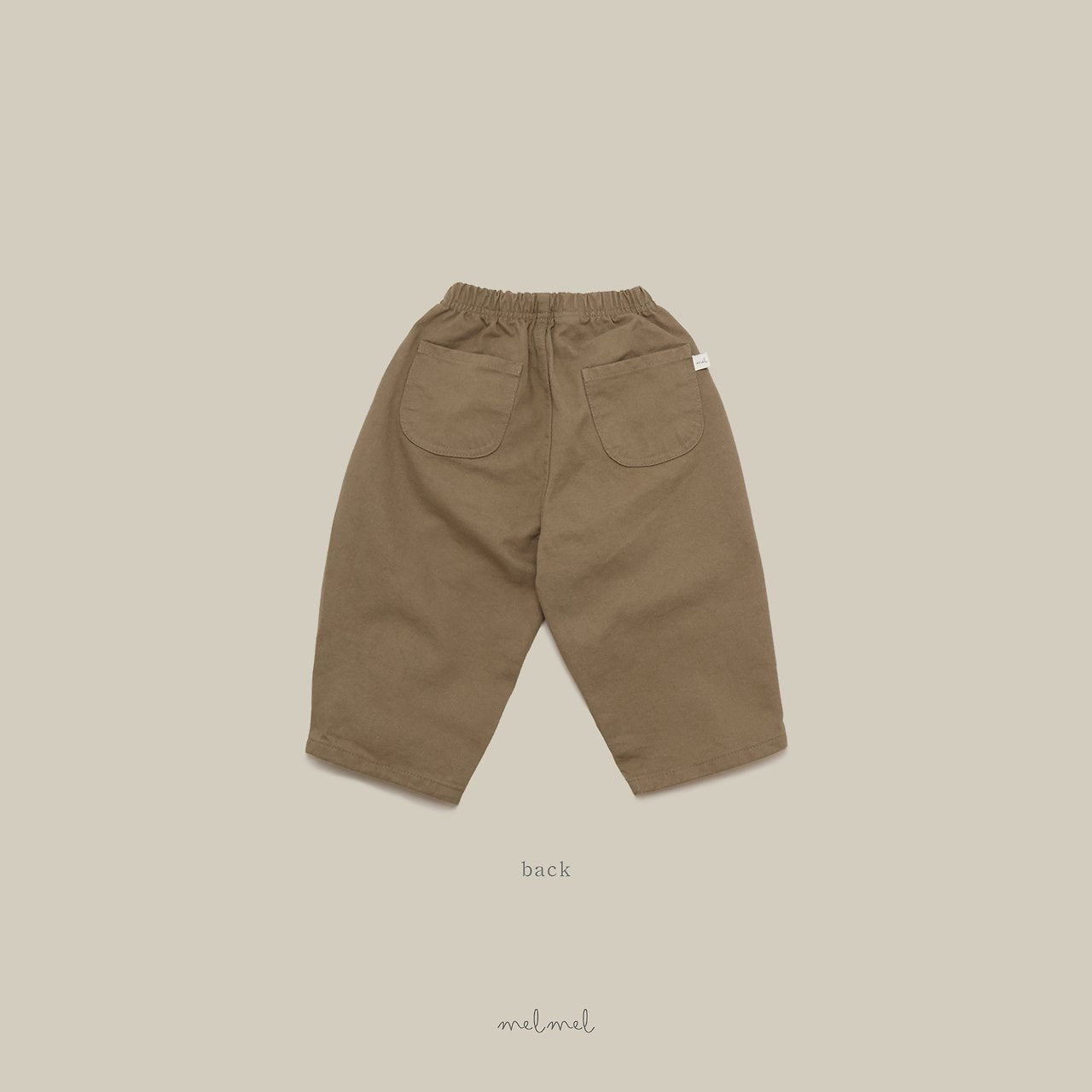 ［melmel］Cotton Baggy Pants