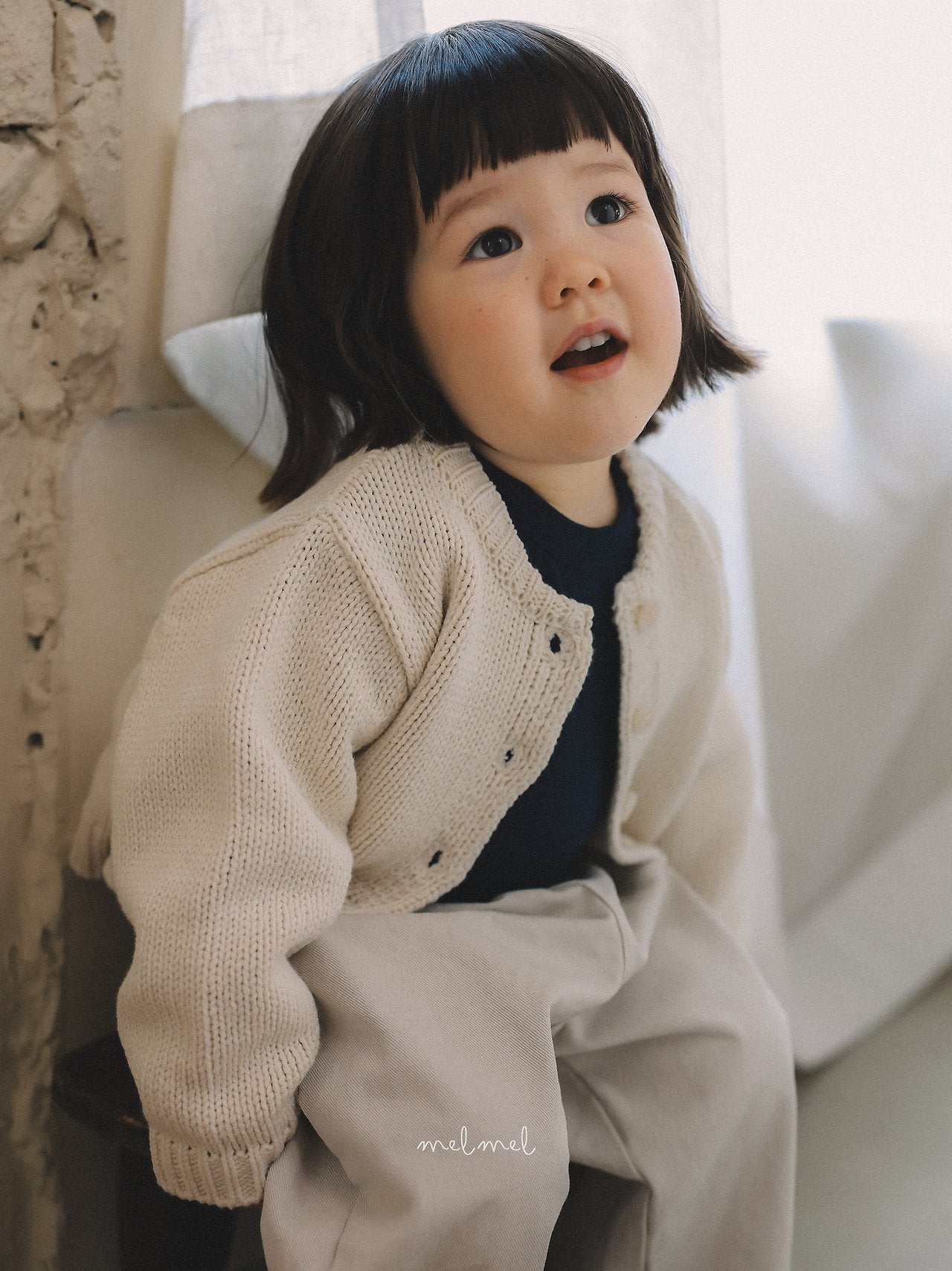 ［melmel］Cotton Baggy Pants