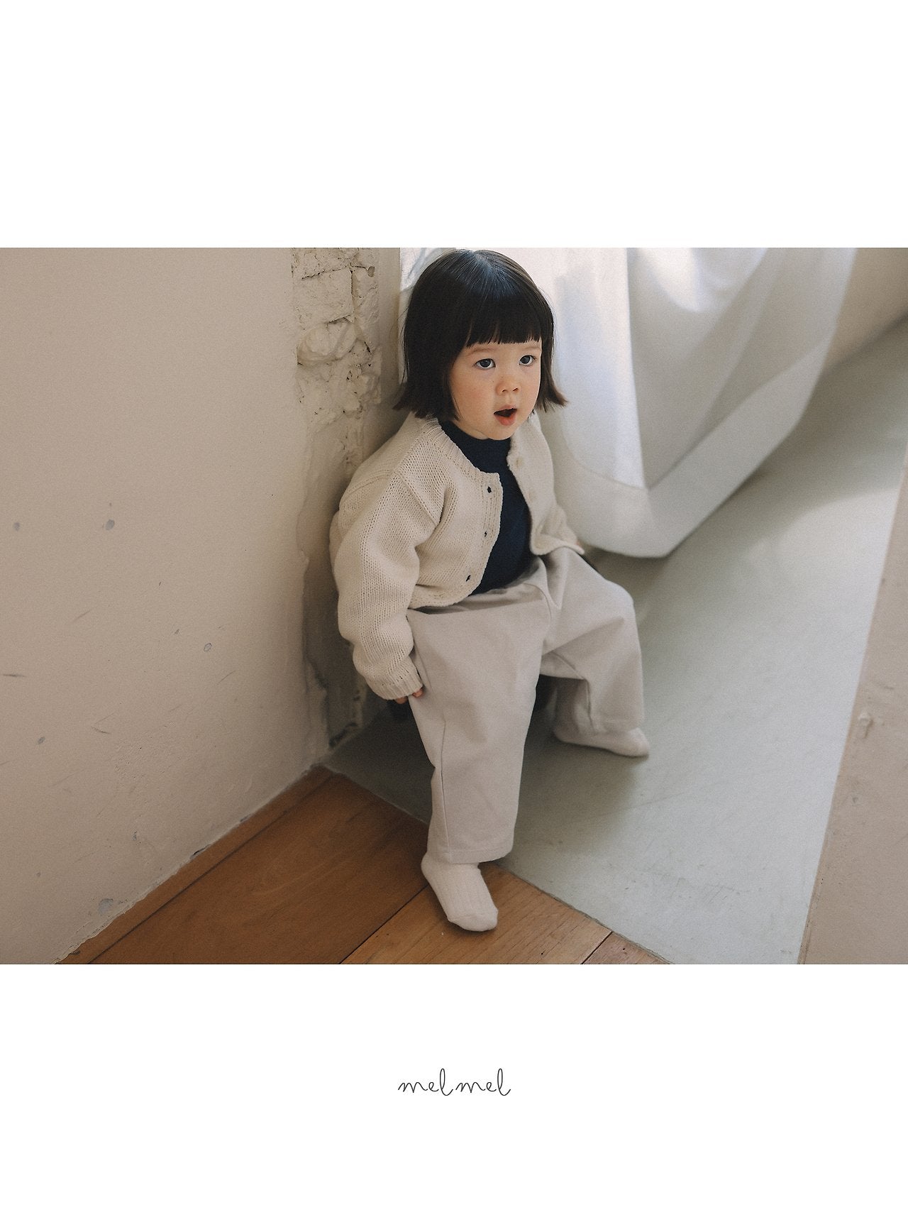 ［melmel］Cotton Baggy Pants