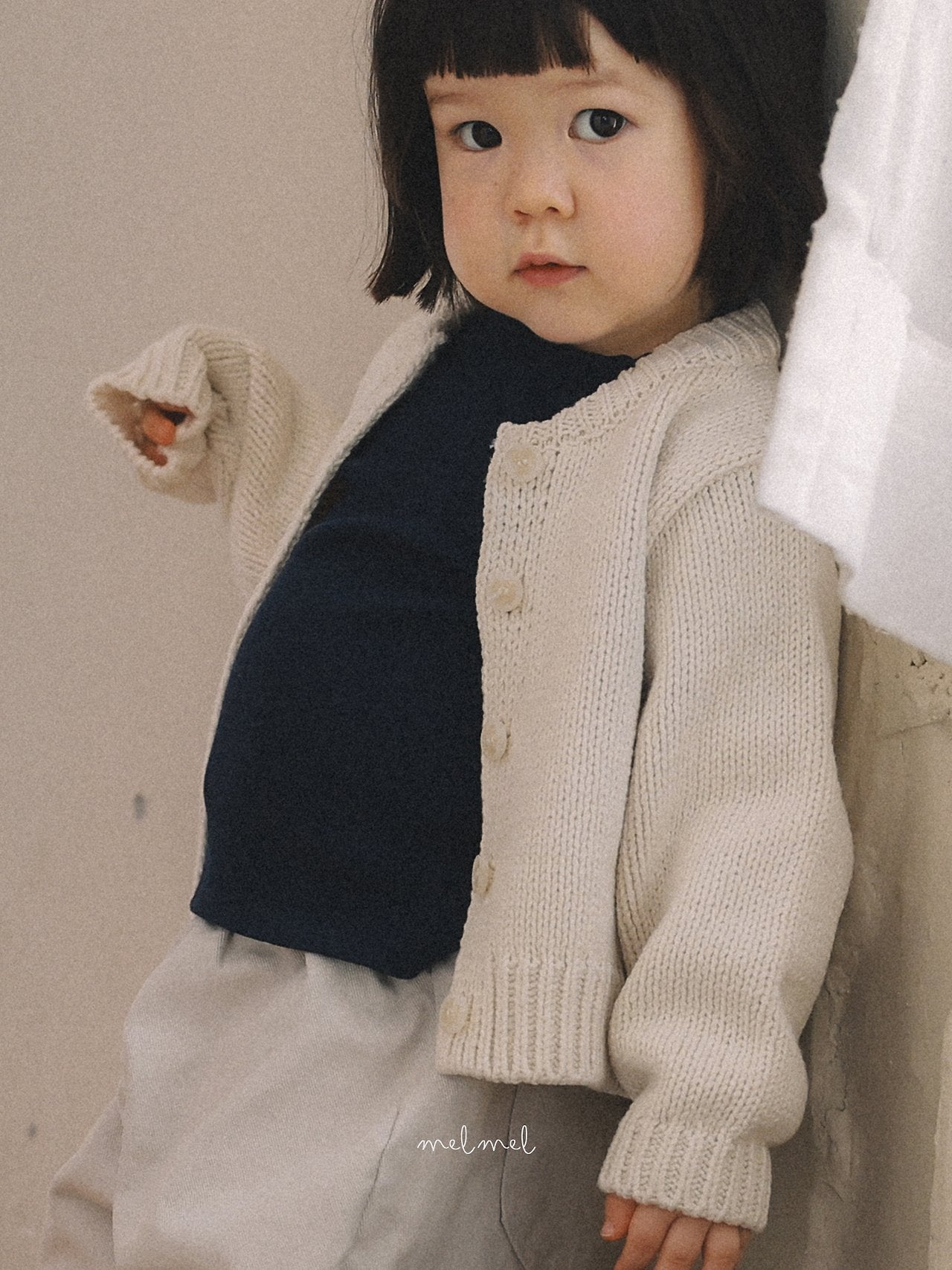 ［melmel］Cotton Baggy Pants