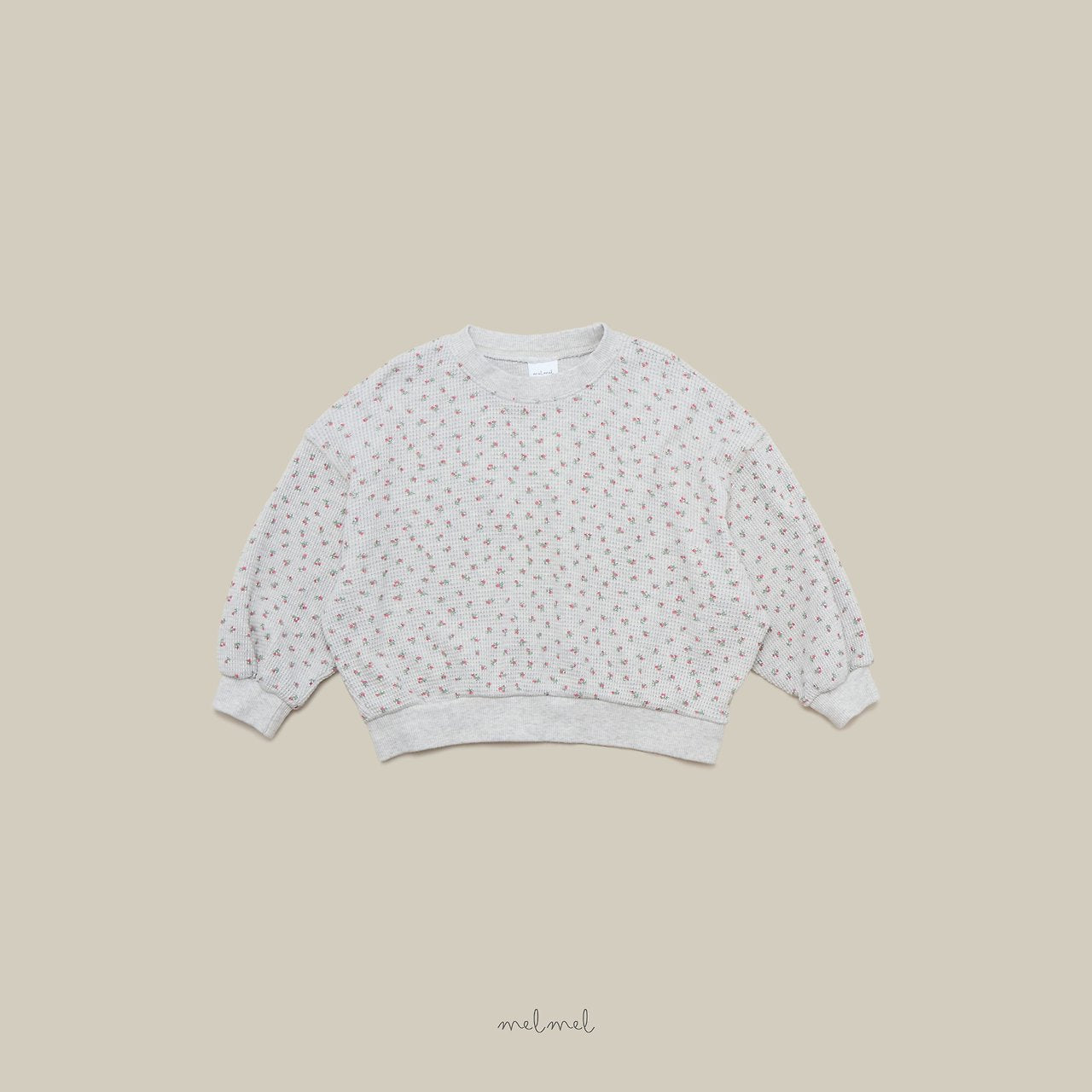 ［melmel］Print Waffle Tee