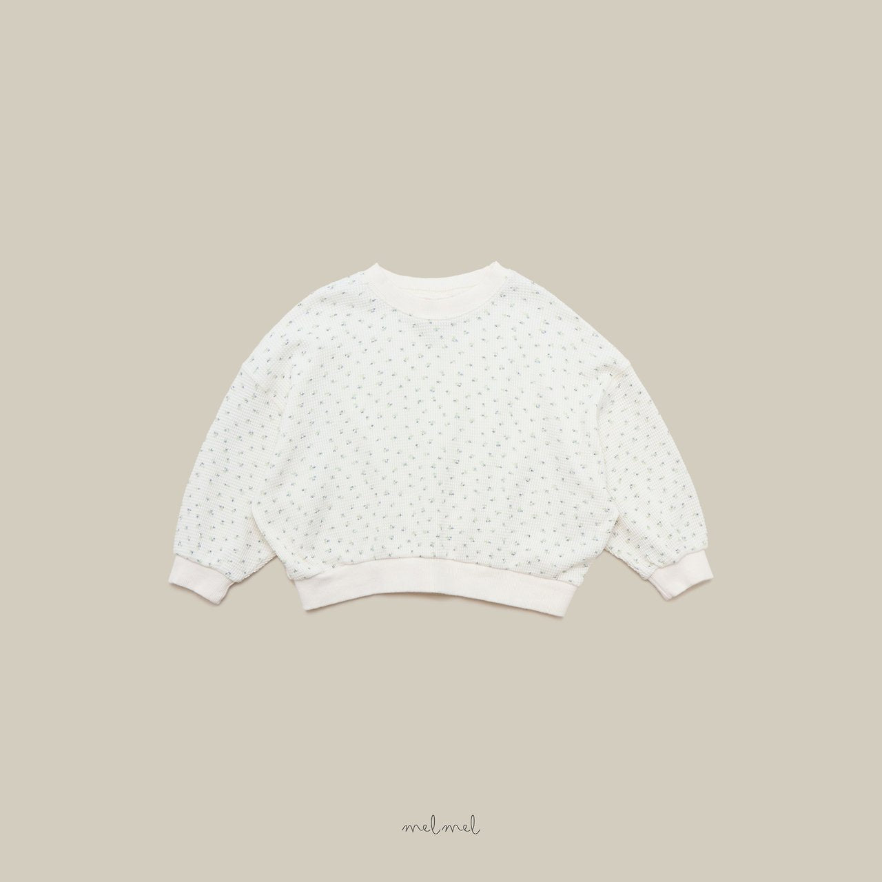 ［melmel］Print Waffle Tee