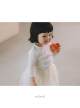 ［melmel］Pico lace 3/4 Sleeve Tee