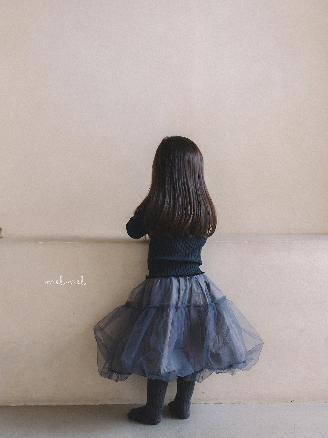 ［melmel］Balloon Tulle Skirt