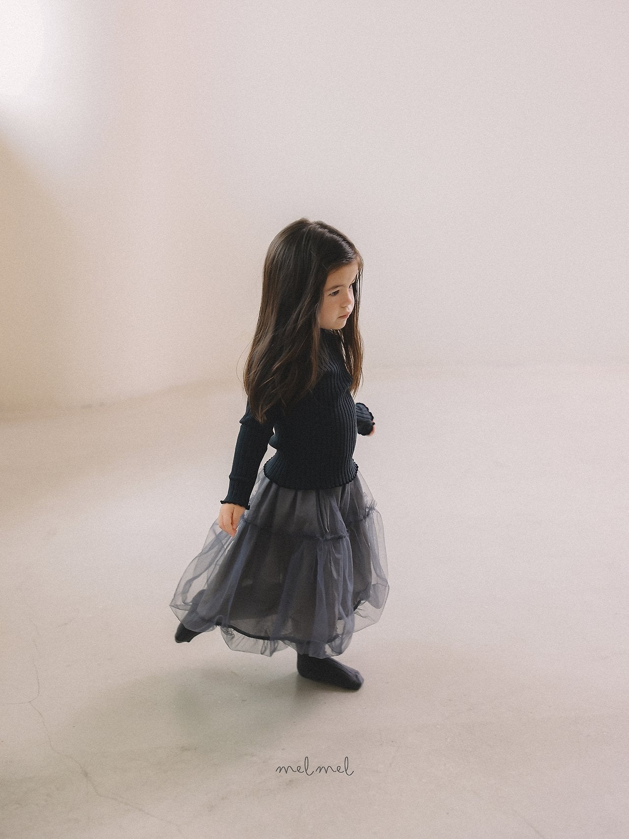 ［melmel］Balloon Tulle Skirt