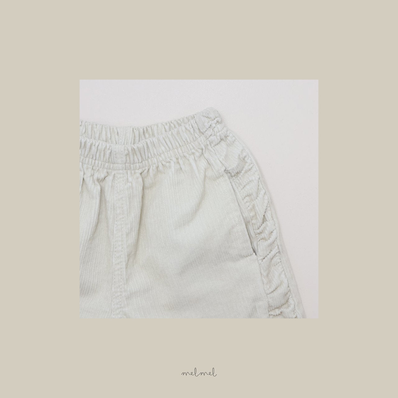 ［melmel］Corduroy Short Pants