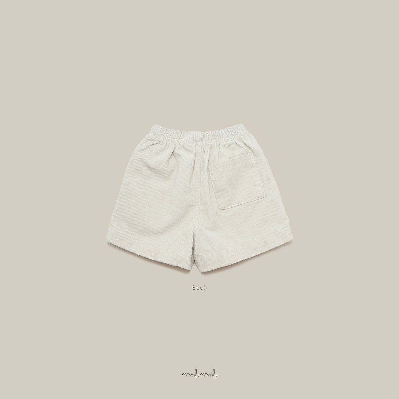 ［melmel］Corduroy Short Pants