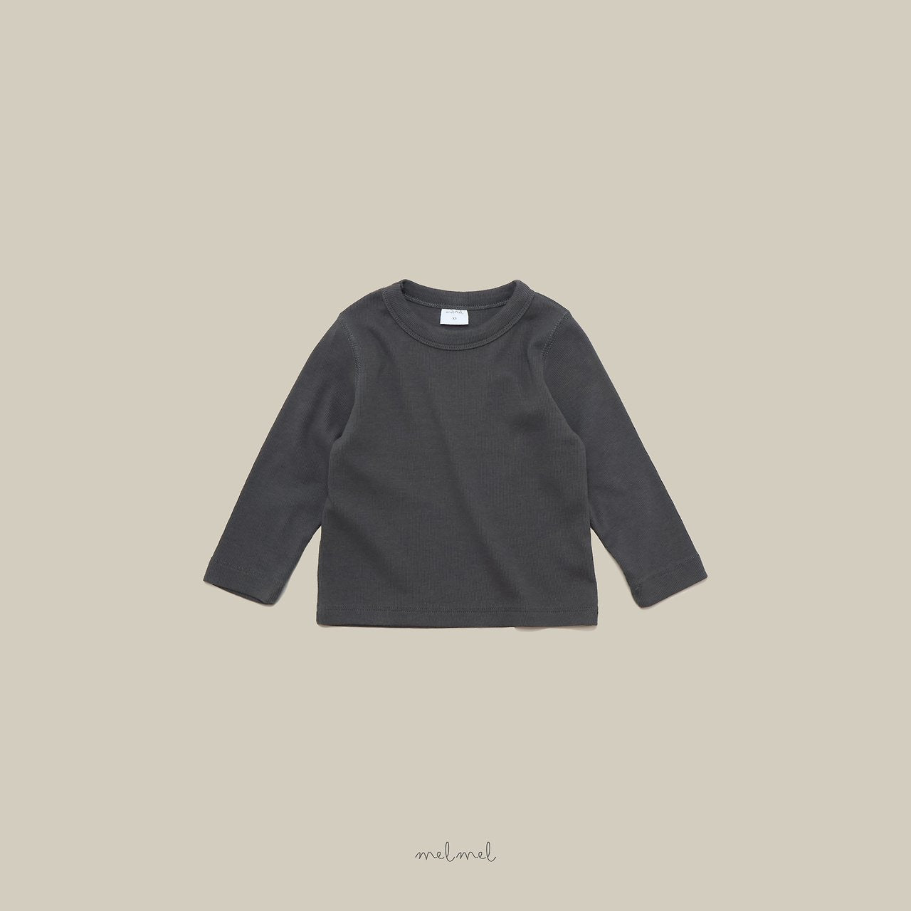 ［melmel］Daily Rib Tee