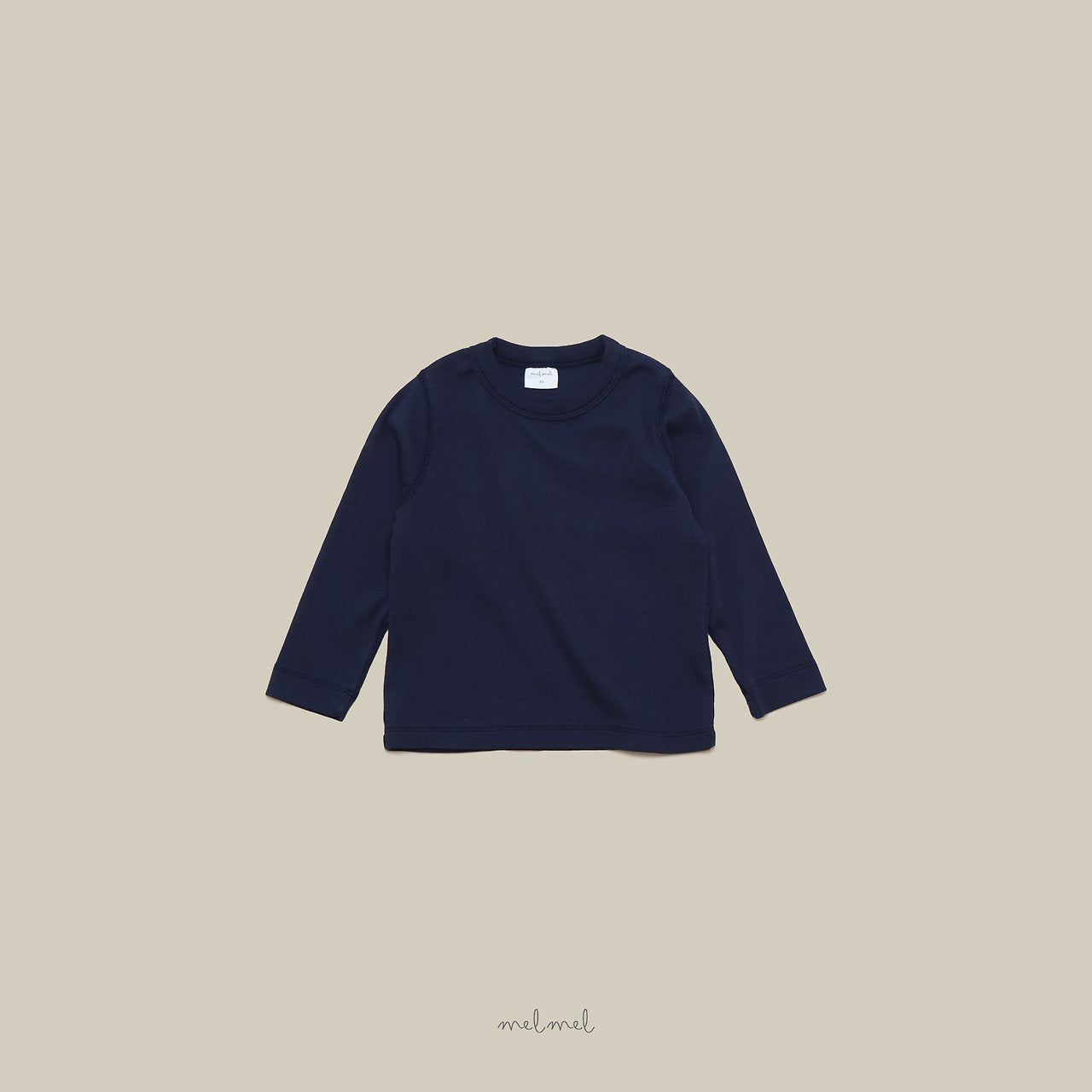 ［melmel］Daily Rib Tee